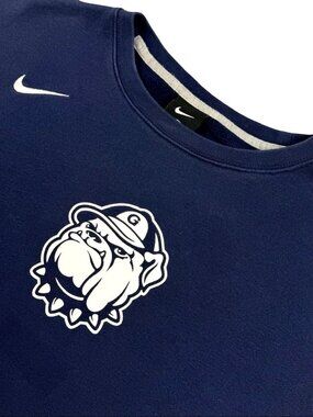 Georgetown Hoyas x Nike Men's Long Sleeve Sweatshirt Blue • Large